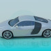 3D modeli Audi R8 - önizleme