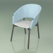 3d model Comfort chair 022 (Metal Smoke, Sky, Polyurethane Resin Gray) - preview