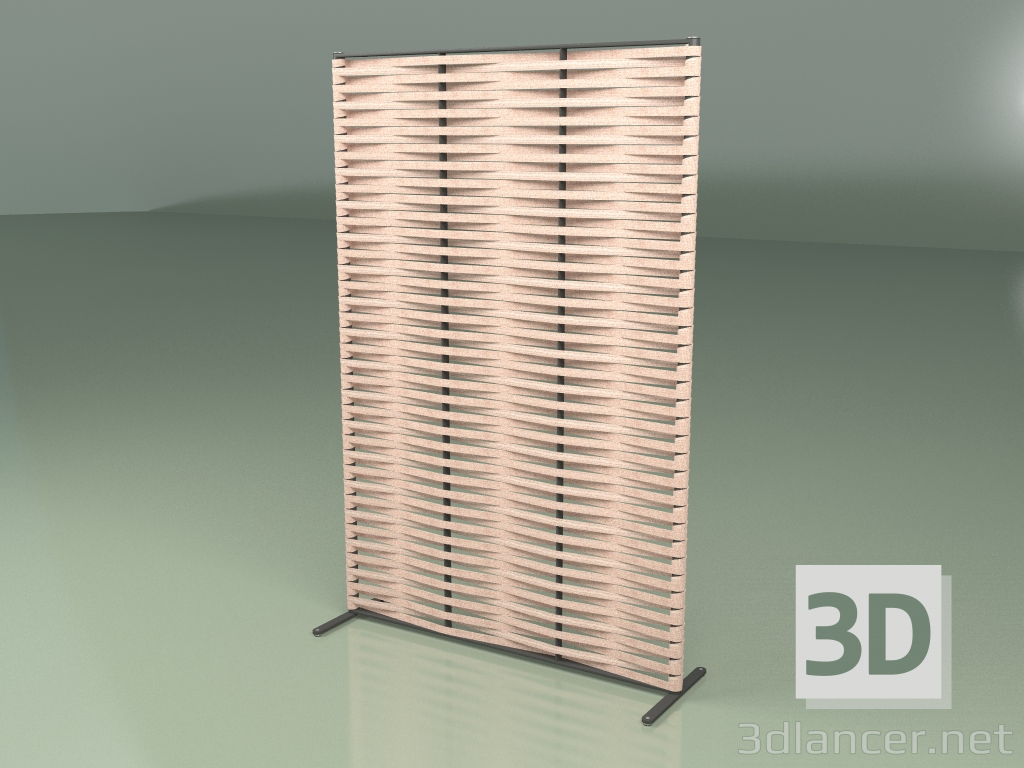 modello 3D Schermo 001 (cintura 25mm rosa) - anteprima