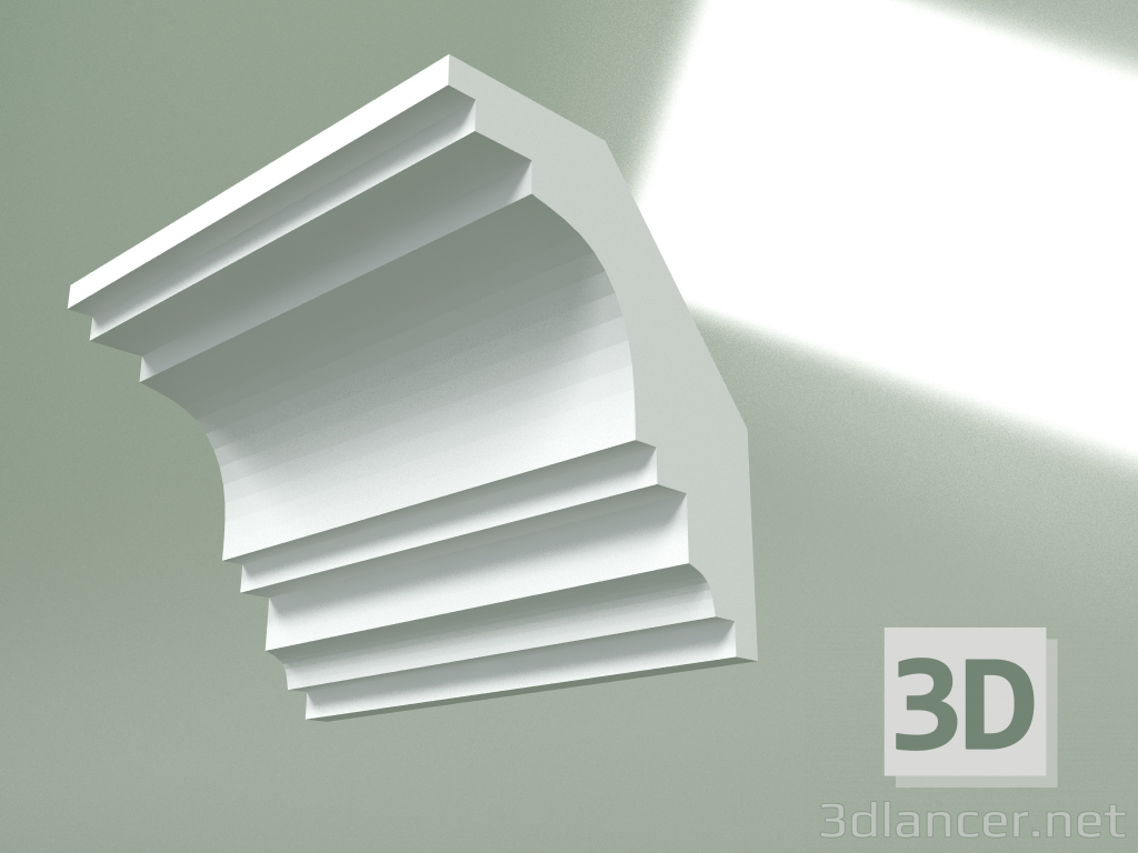 3d model Plaster cornice (ceiling plinth) KT322 - preview