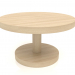 modèle 3D Table basse JT 022 (D=700x400, bois blanc) - preview