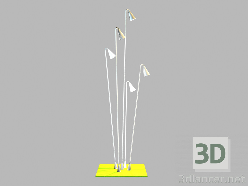 3D modeli Dış lamba 4640 - önizleme
