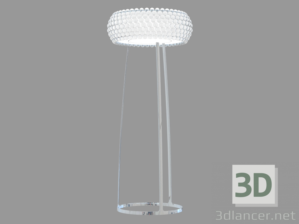 modèle 3D Lampadaire Caboche Terra Media Grande lampadaire - preview