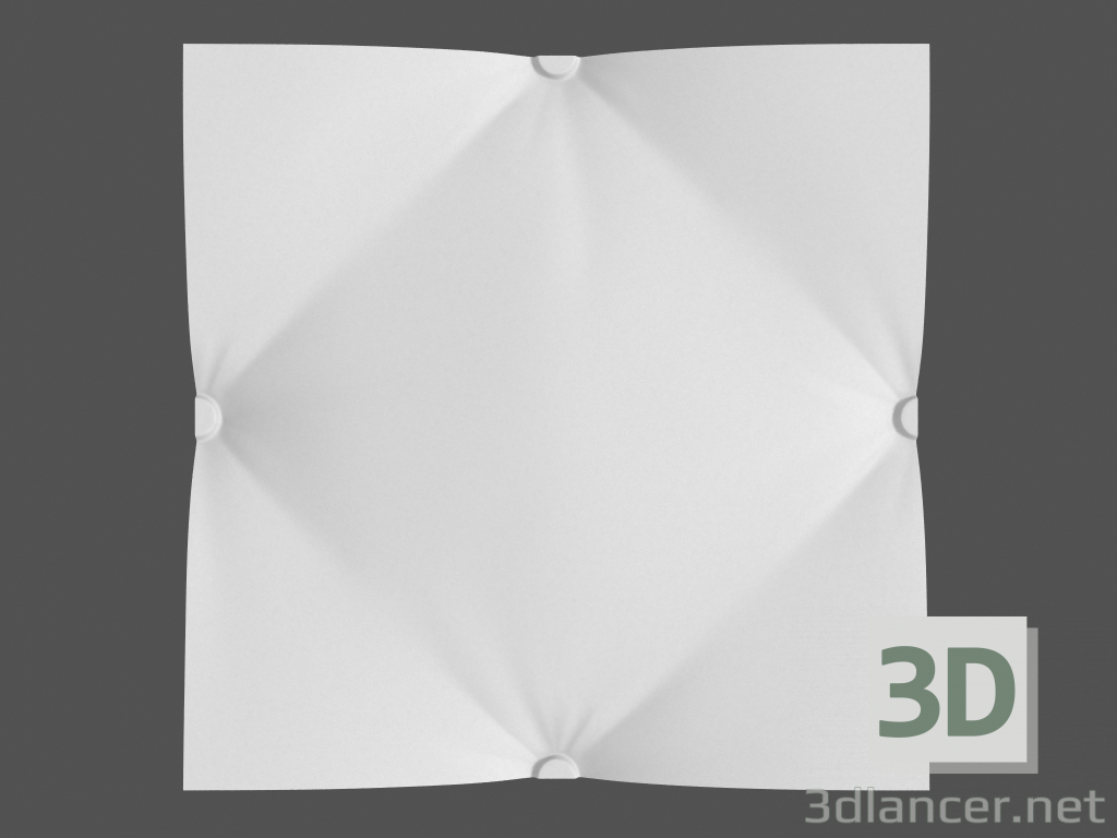 3D modeli 3B panel Ampir (seçenek 2) - önizleme