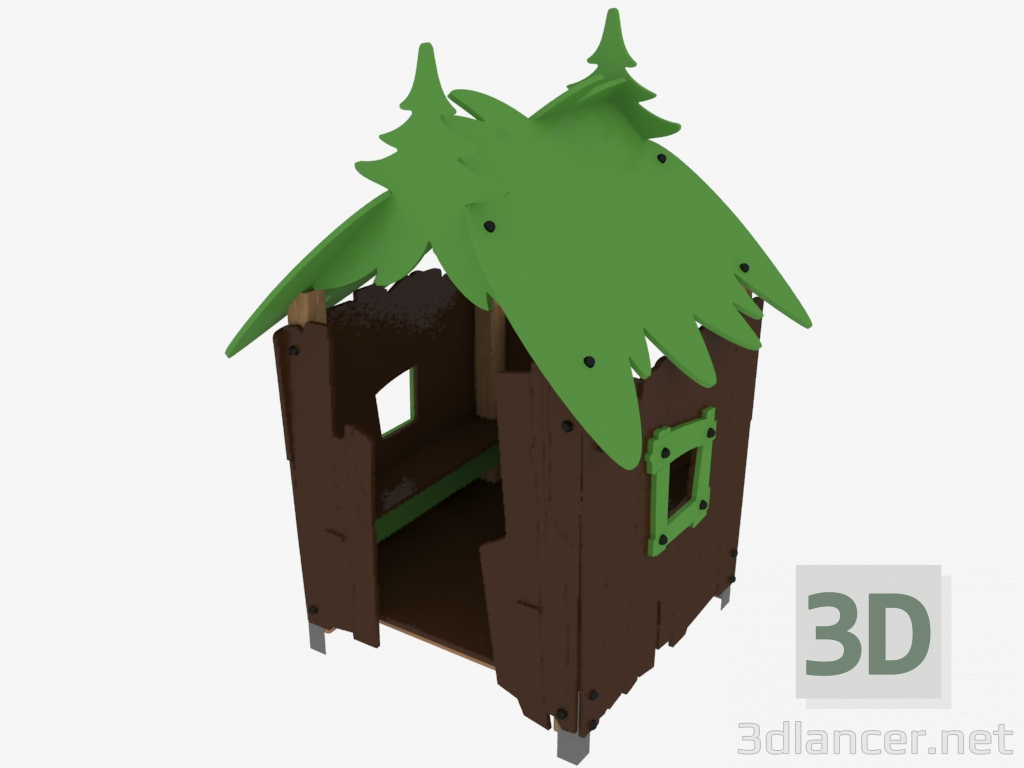 3d model Children's playhouse (S5009) - preview