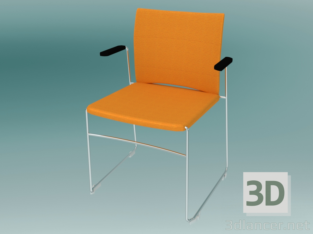 3d model Visitor Chair (570V 2P) - preview