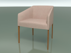 Armchair 2703 (with fabric upholstery, Teak effect)
