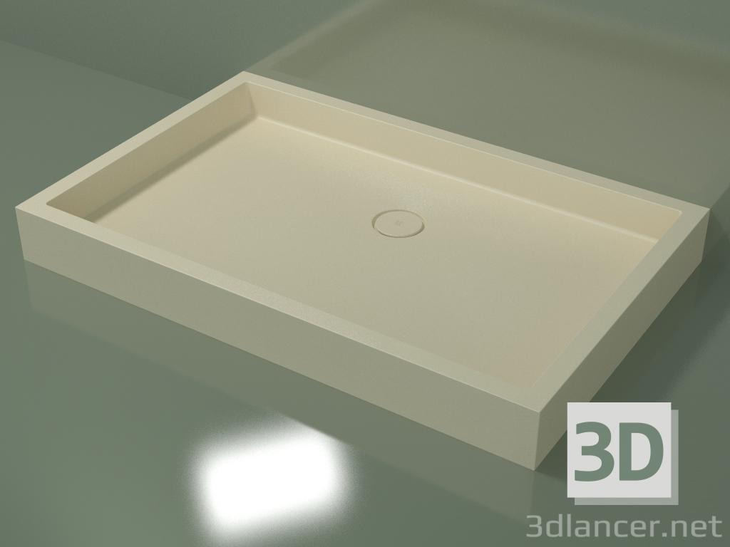 3D modeli Duş teknesi Alto (30UA0132, Bone C39, 140x90 cm) - önizleme