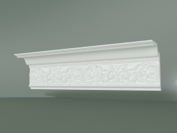 Plaster cornice with ornament KV015