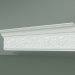 modello 3D Cornicione in gesso con ornamento KV015 - anteprima
