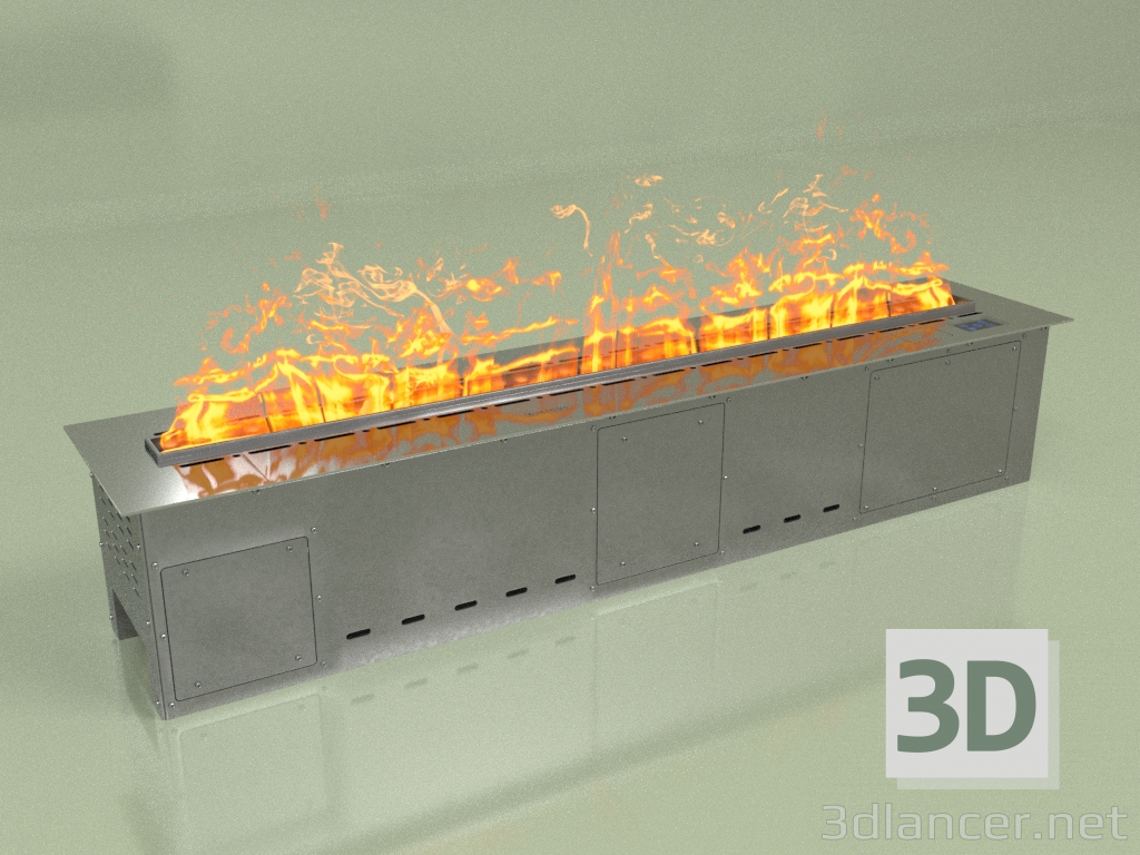 3D modeli Buharlı şömine Vepo 1200 (ayna) - önizleme