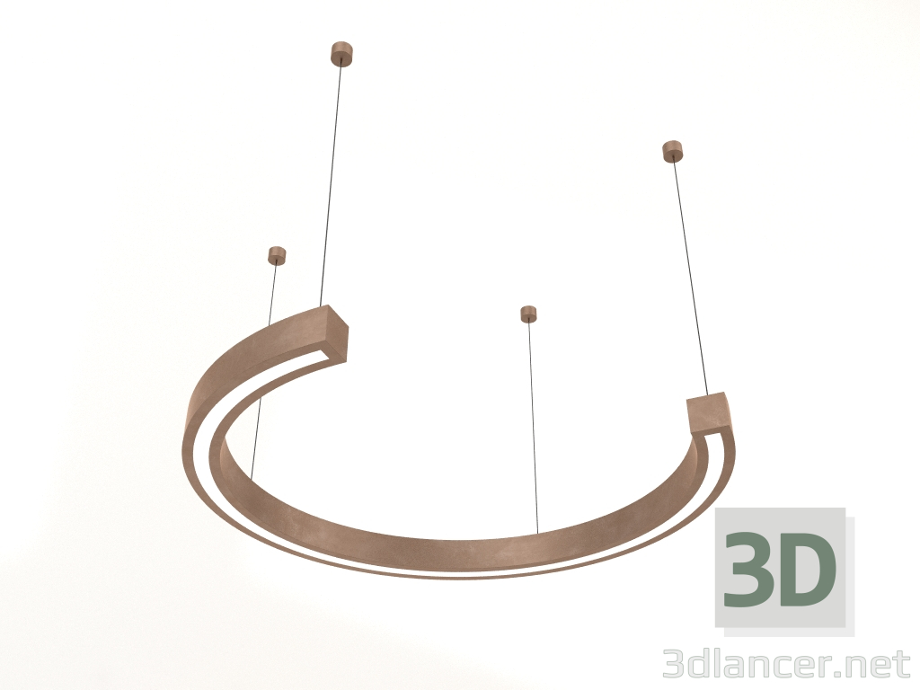 3D Modell Runder Kronleuchter (S580) - Vorschau