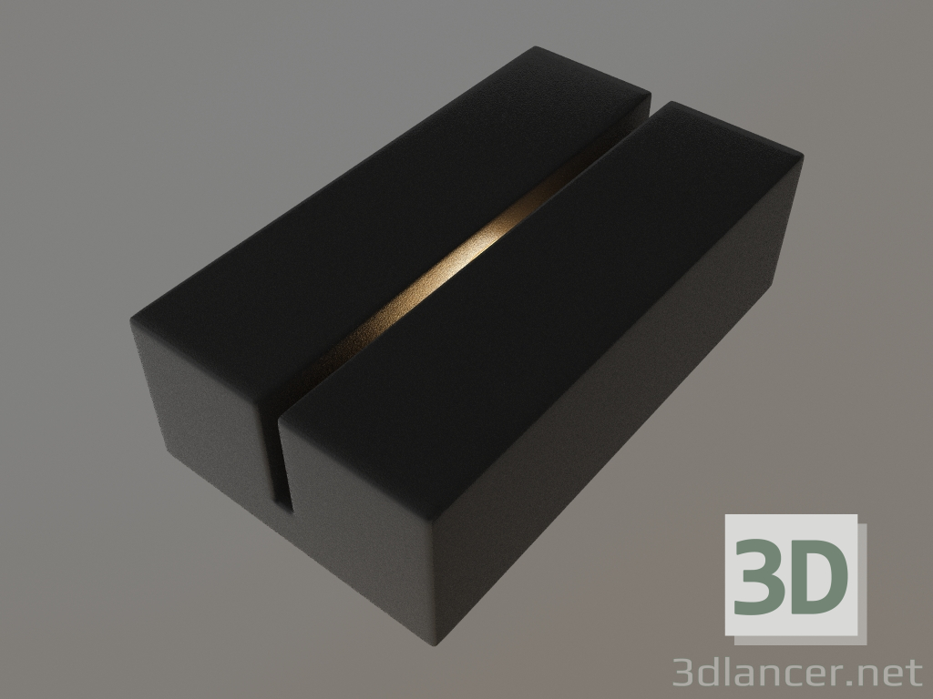 modèle 3D Lampe LGD-STRIPE-3W Day4000 (GR, 20 degrés, 230V) - preview