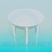 3d model Bar table - preview