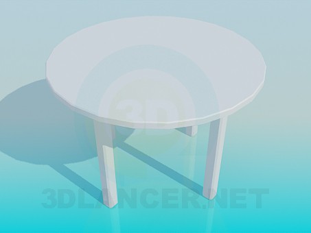 modelo 3D Mesa de la barra - escuchar modelo 3D Mesa de la barra - escuchar