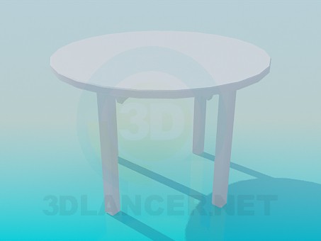 modelo 3D Mesa de la barra - escuchar modelo 3D Mesa de la barra - escuchar