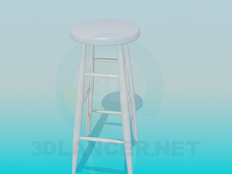 modelo 3D Taburete alto - escuchar modelo 3D Taburete alto - escuchar