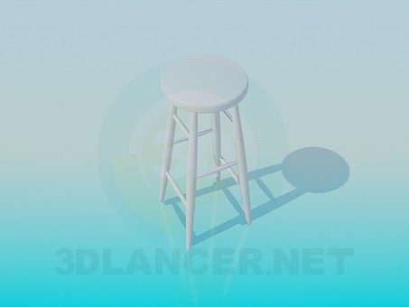 modelo 3D Taburete alto - escuchar modelo 3D Taburete alto - escuchar