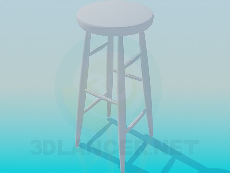 modelo 3D Taburete alto - escuchar modelo 3D Taburete alto - escuchar