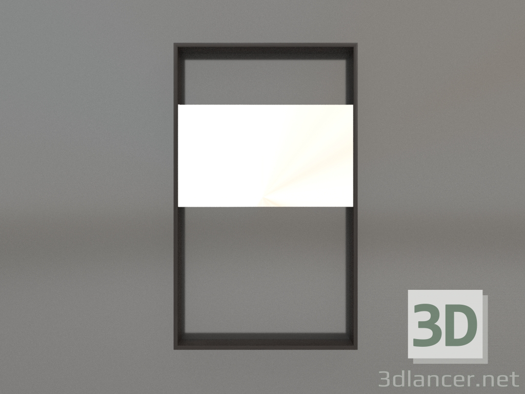 modello 3D Specchio ZL 08 (450x750, legno marrone scuro) - anteprima