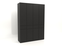 Wardrobe MW 03 wood (2000x580x2800, wood black)