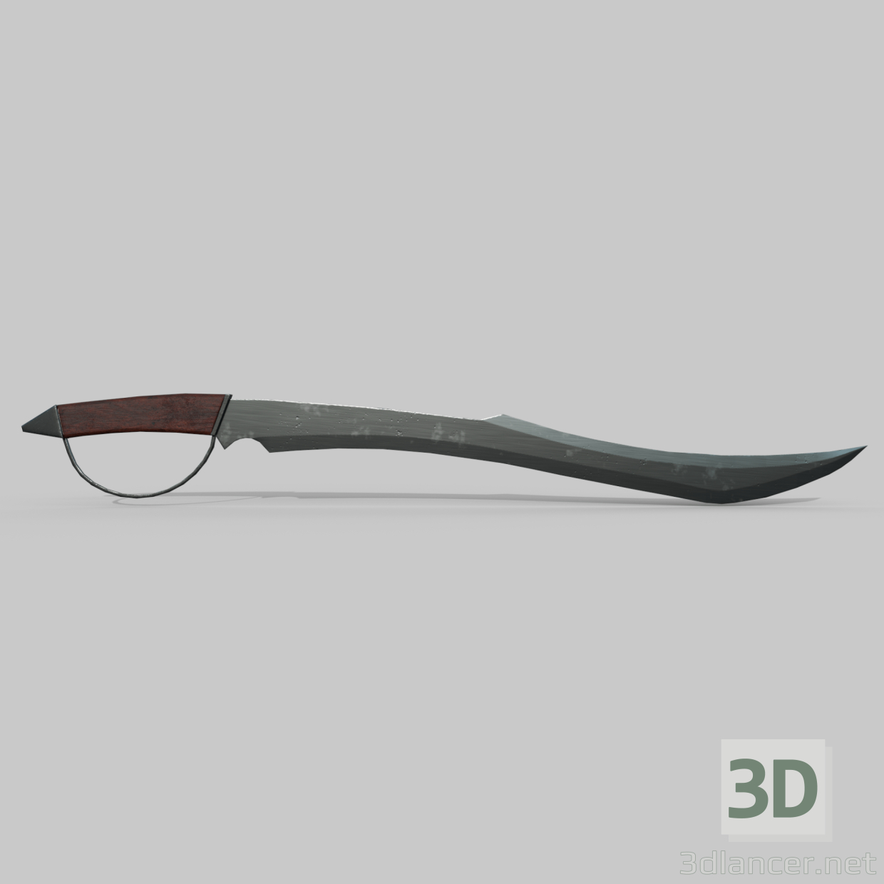 modello 3D di sciabola pirata comprare - rendering