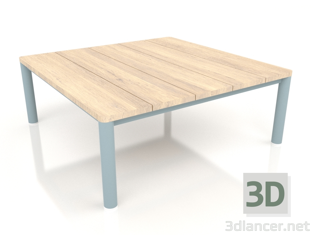 3d model Coffee table 94×94 (Blue gray, Iroko wood) - preview