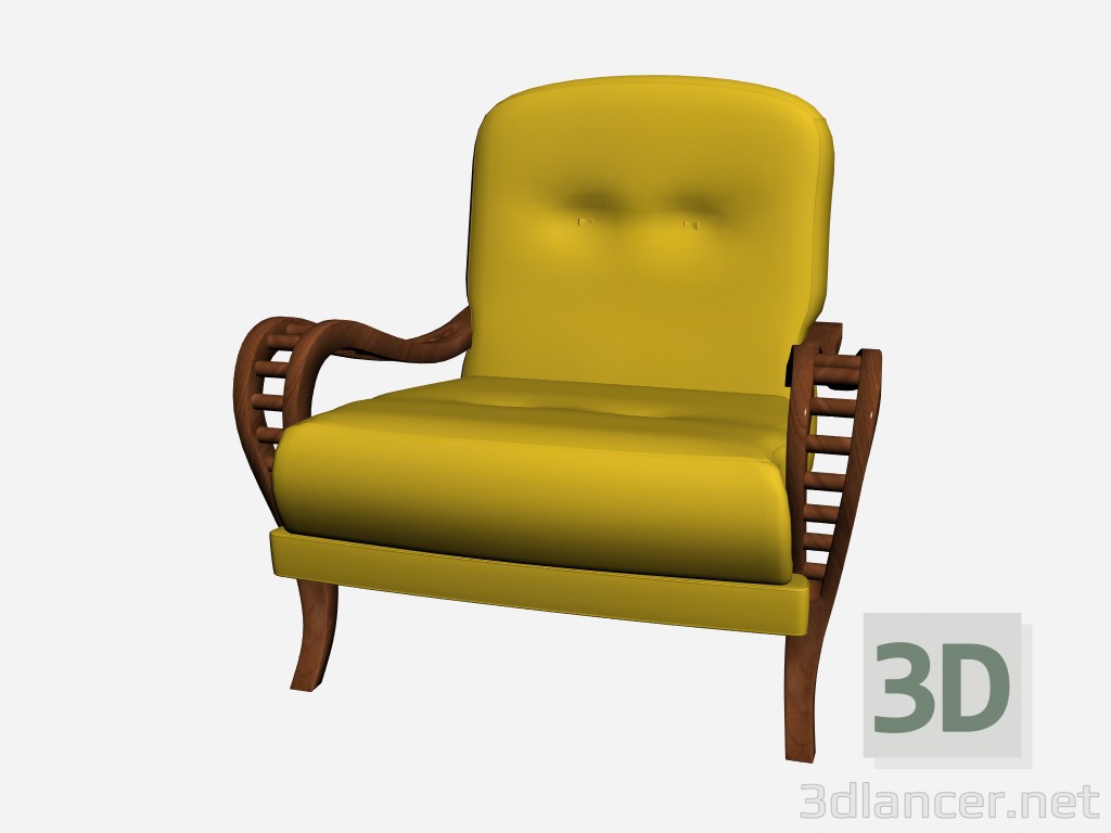 3d модель Кресло Martina 1 – превью