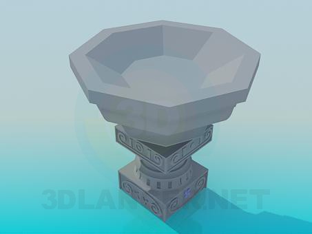 3d модель Подставка под цветы – превью 3d модель Подставка под цветы – превью