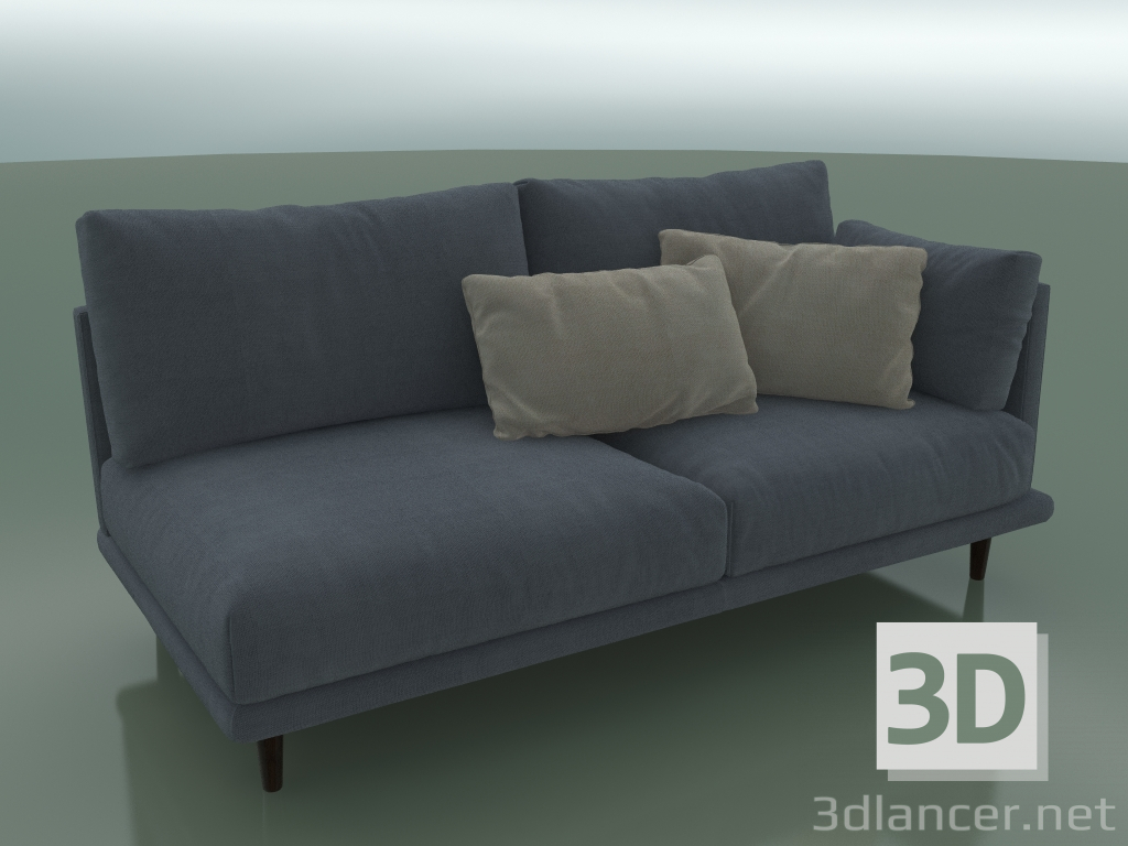 3d model Double sofa Alfinosa with armrest on the right (2000 x 1000 x 730, 200AL-100-AR / W) - preview