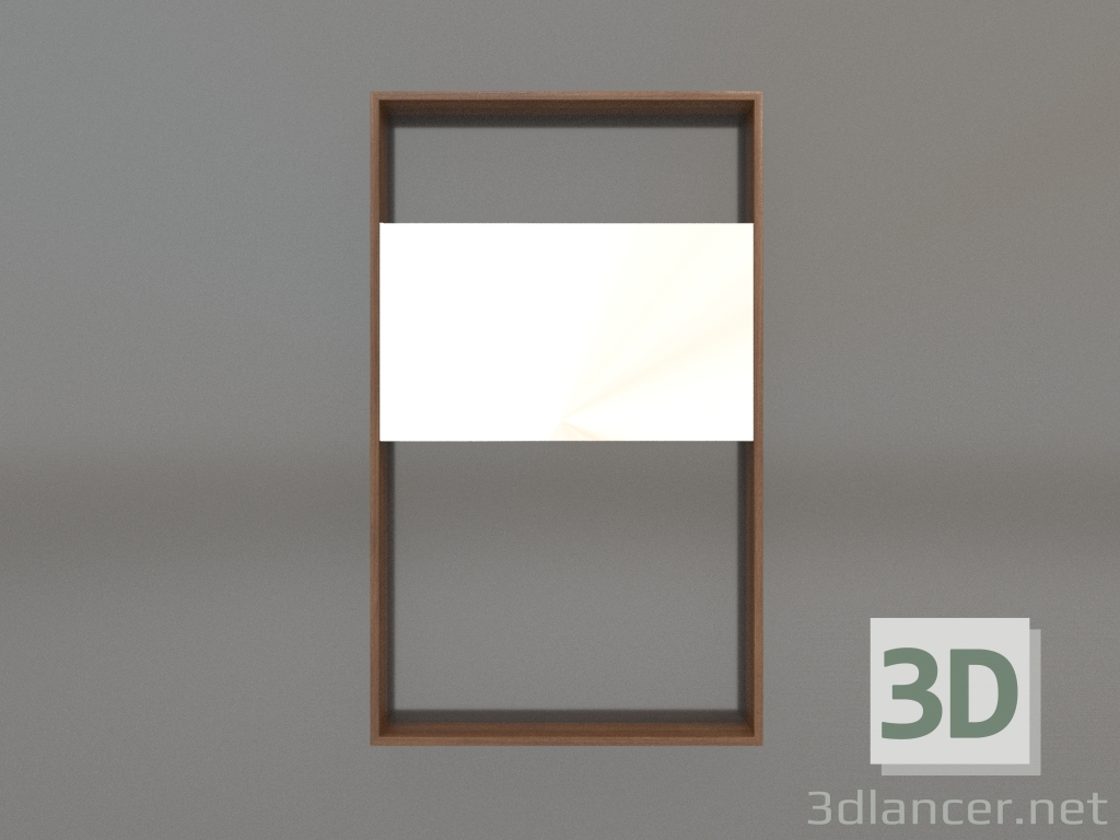 modello 3D Specchio ZL 08 (450x750, legno marrone chiaro) - anteprima