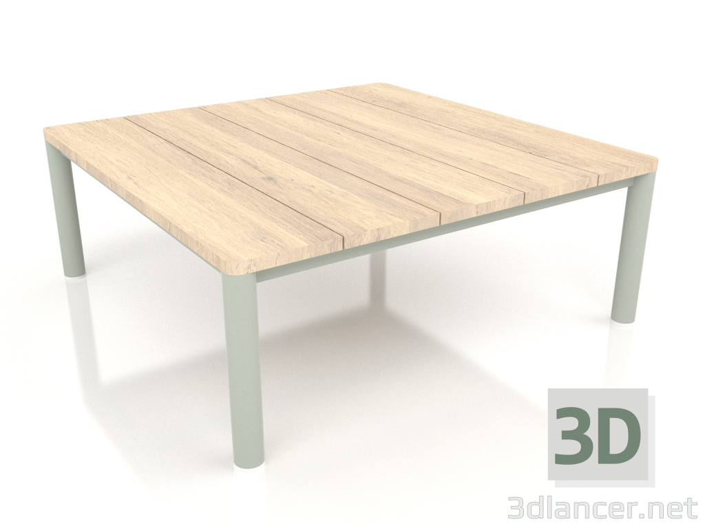 3d модель Стол журнальный 94×94 (Cement grey, Iroko wood) – превью
