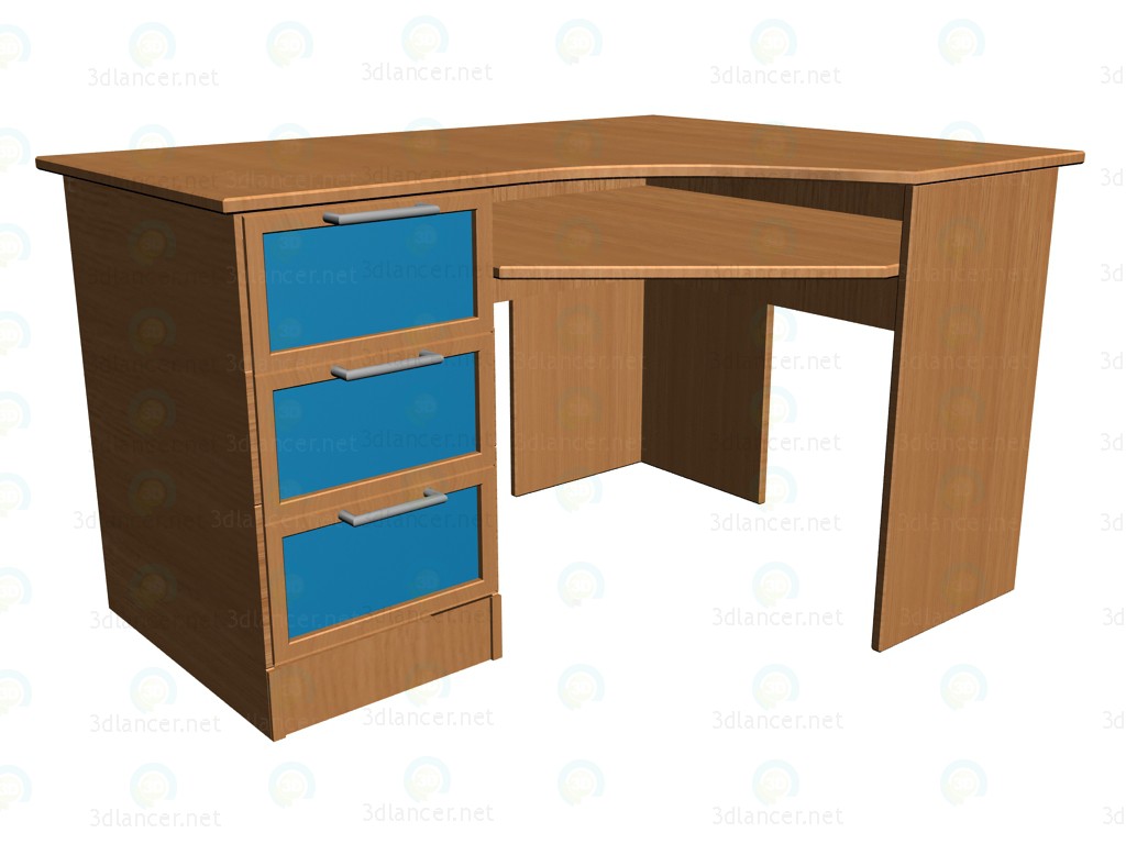 3d model Corner desk K714-l - preview