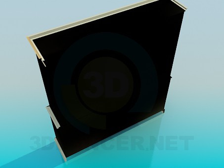 3d model Sideboard 4 doors - preview 3d model Sideboard 4 doors - preview