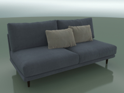 Canapé double Alfinosa sans accoudoirs (2000 x 1000 x 730, 200AL-100-AN / W)
