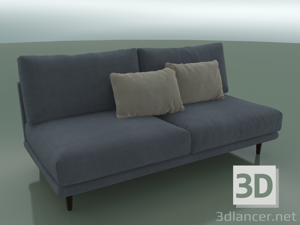 3d model Double sofa Alfinosa without armrests (2000 x 1000 x 730, 200AL-100-AN / W) - preview