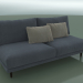 3d model Double sofa Alfinosa without armrests (2000 x 1000 x 730, 200AL-100-AN / W) - preview
