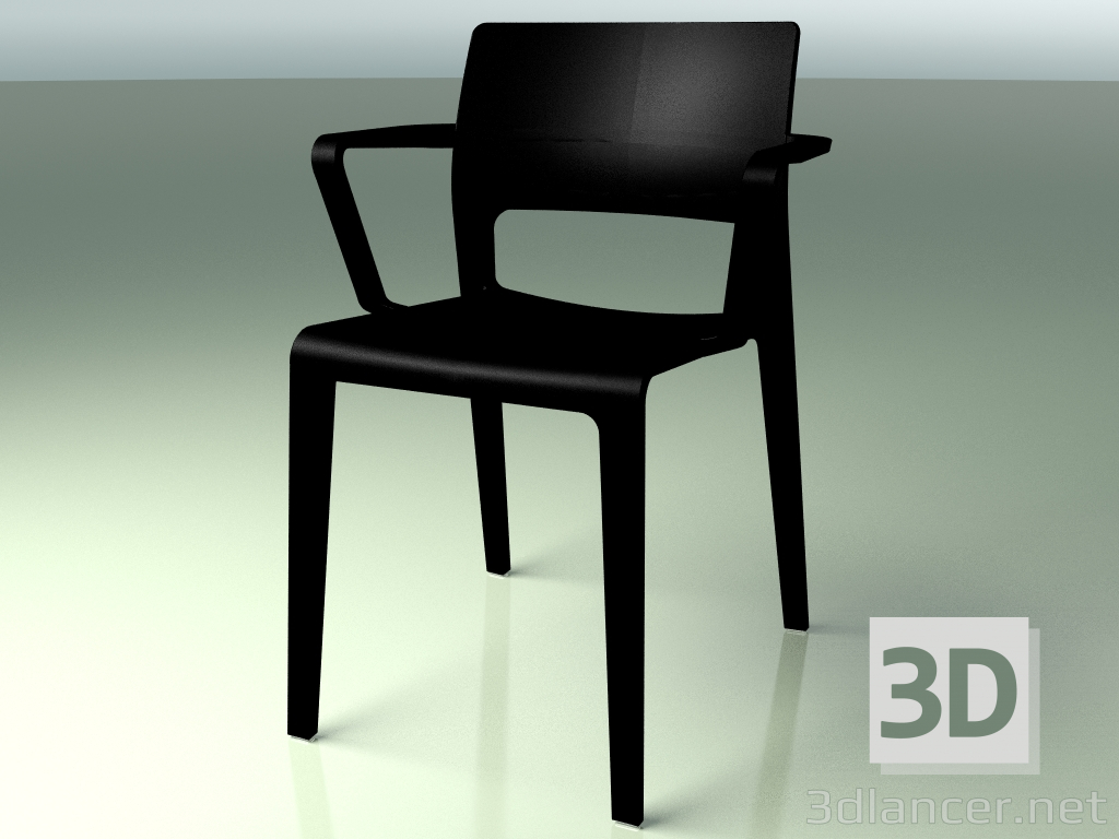modèle 3D Chaise avec accoudoirs 3602 (PT00006) - preview