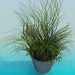 3D Modell Eimer mit dekorativen Rasen - Vorschau