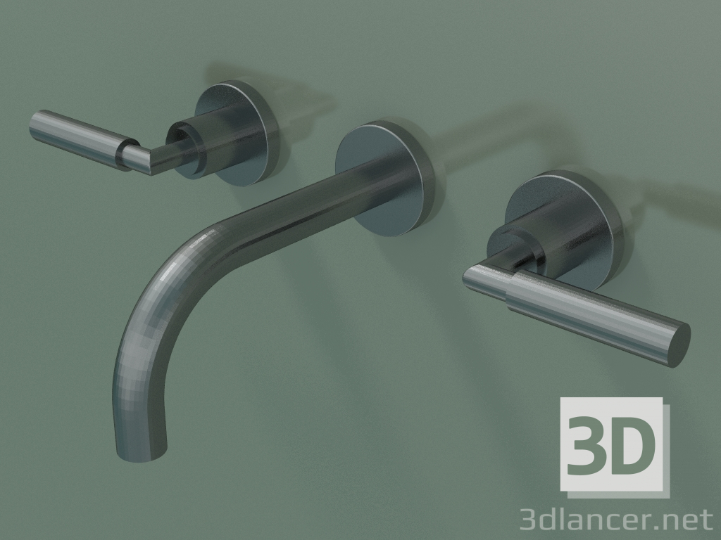 3d model Wall-mounted washbasin mixer without waste set (36 707 882-990010) - preview