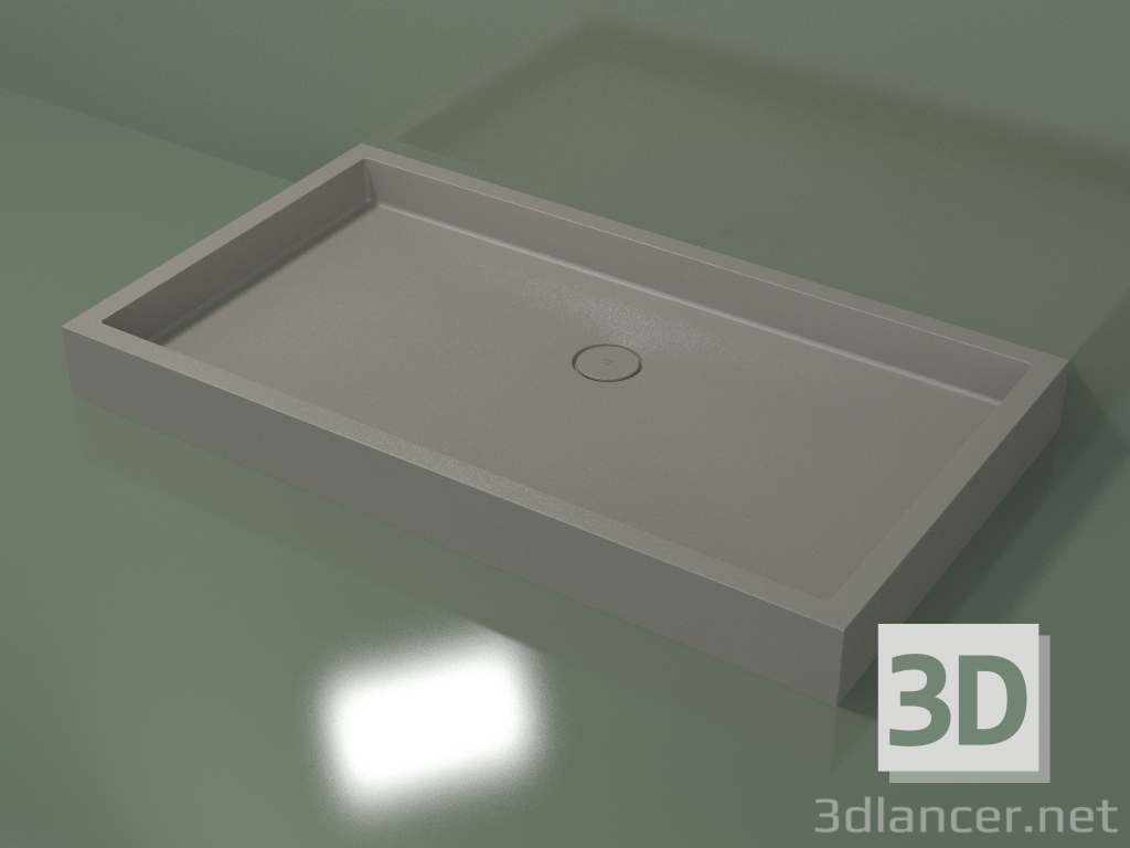 3D modeli Duş teknesi Alto (30UA0133, Clay C37, 160x90 cm) - önizleme