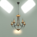 3d model Hanging chandelier Lazzaro 60098-5 (black) - preview