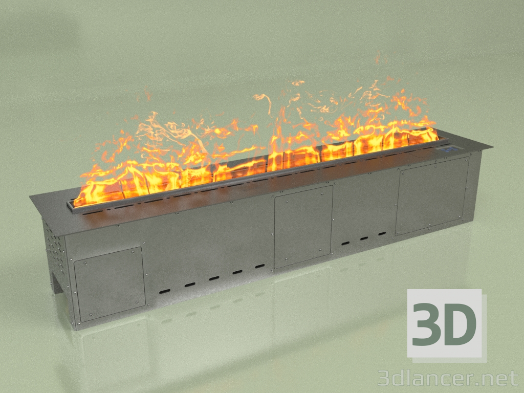 3d model Steam fireplace Vepo 1200 (black matt) - preview