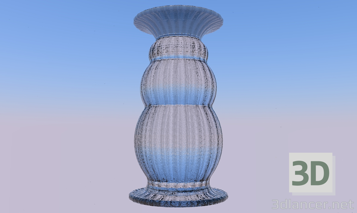 3D modeli Vazo - önizleme