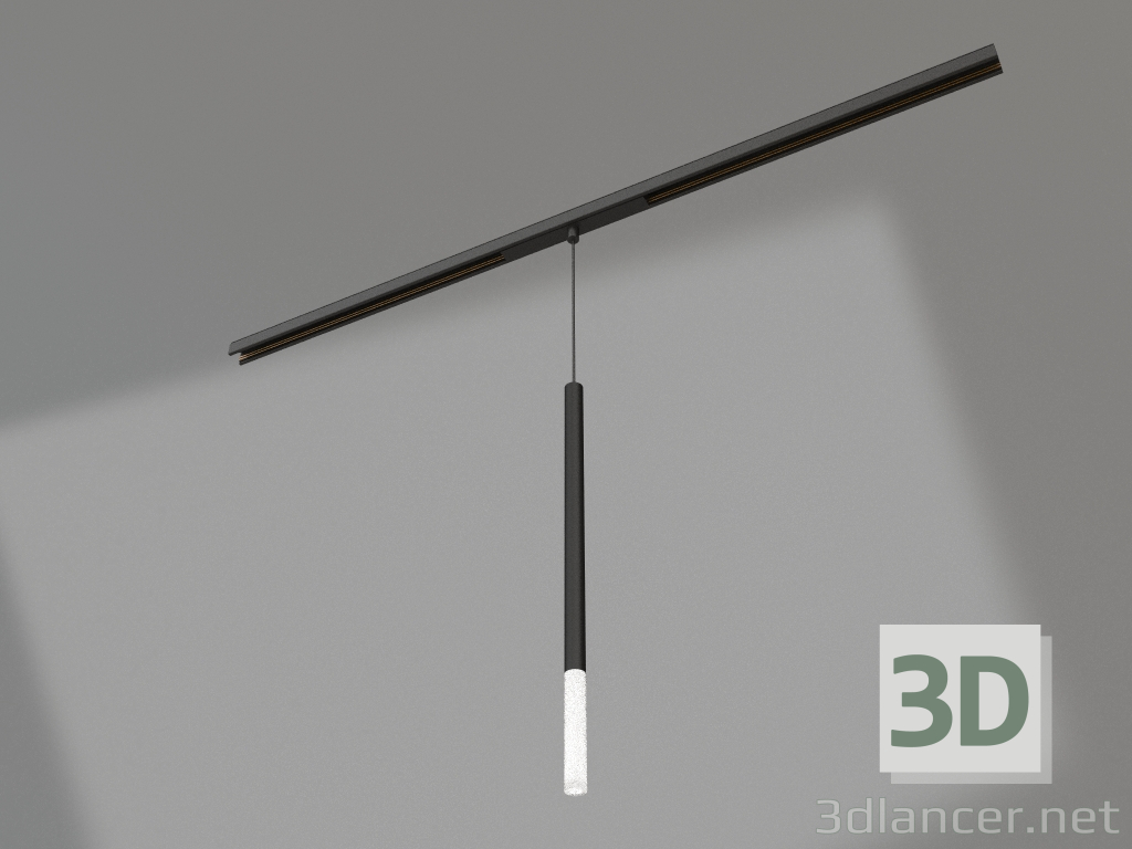 modello 3D Lampada MAG-ORIENT-STICK-HANG-R20-6W Warm3000 (BK, 180°, 48V) - anteprima