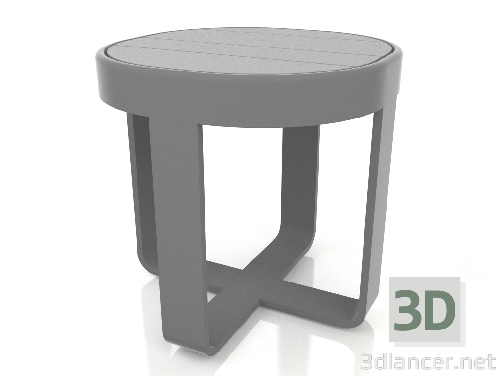 modello 3D Tavolino rotondo Ø42 (Antracite) - anteprima