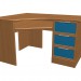 3d model Corner desk K714-P - preview