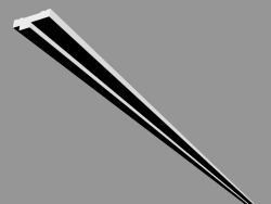 Gesims СХ160 (200 x 1,3 x 3,9 cm)