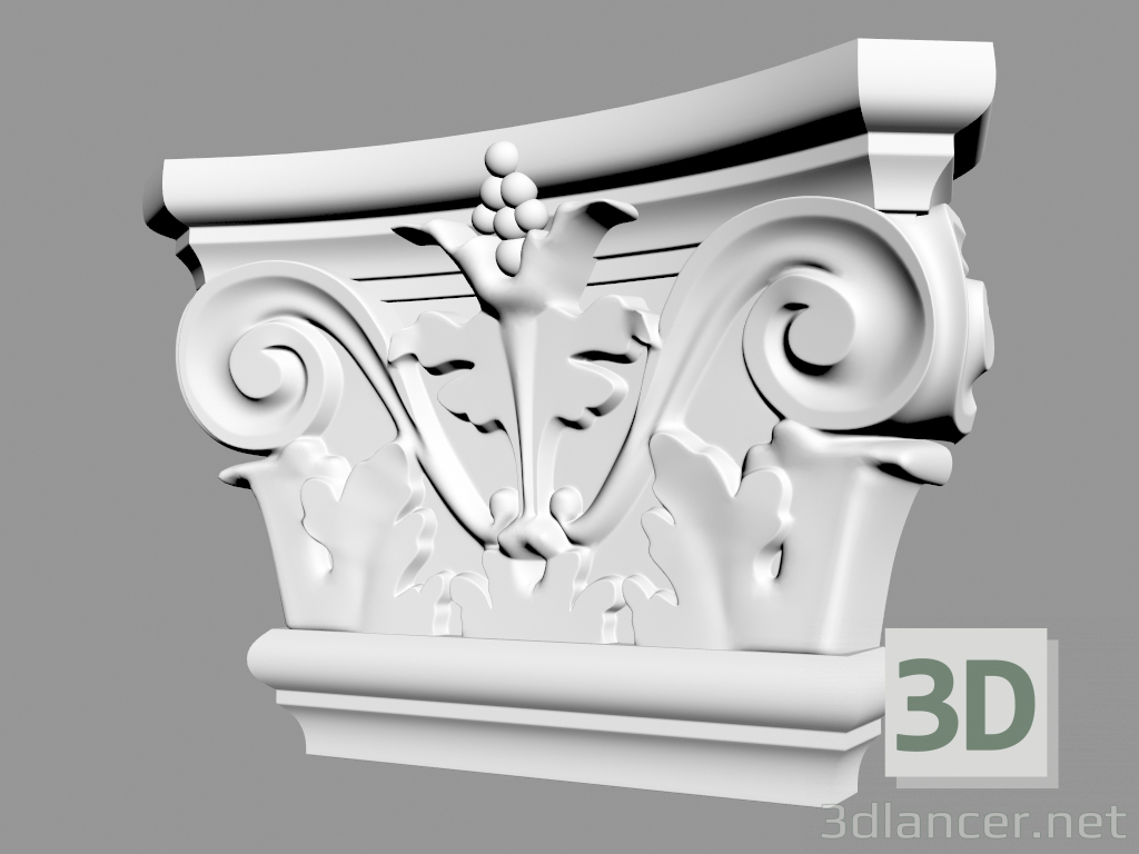 modello 3D La capitale (III) - anteprima