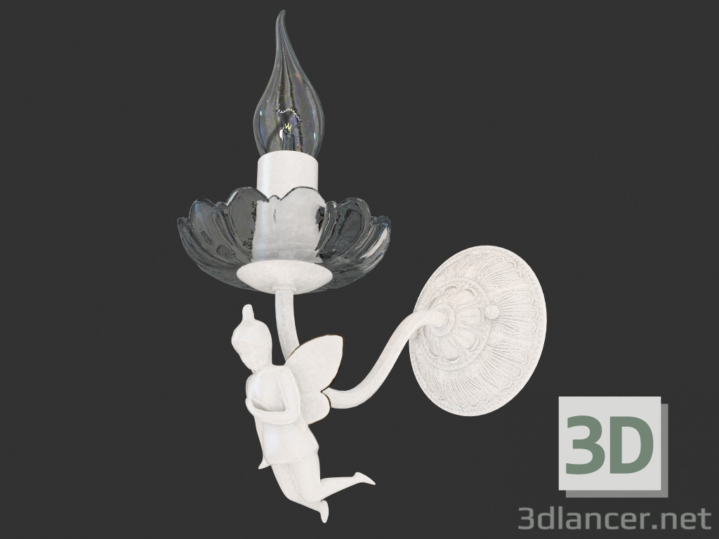 modello 3D Sconce ANGEL (ARM392-01-W) - anteprima
